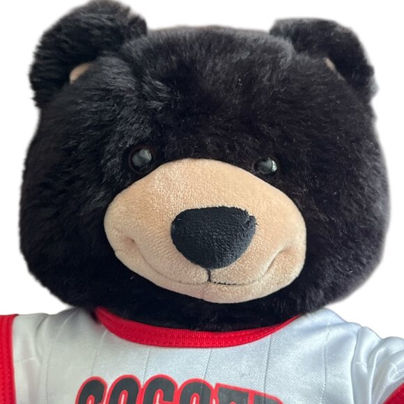 BUILD-A-BEAR Classic Dimples Black Plush Teddy Bear 15" Stuffed Animal - Picture 1 of 15